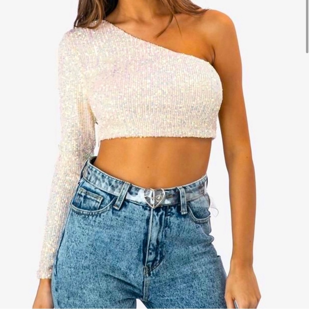 Sequence crop top